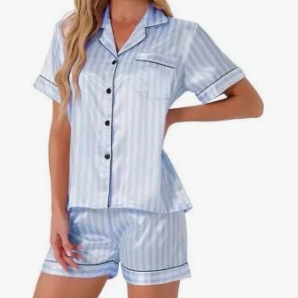 Silky Soft Short-Sleeve PJ Set